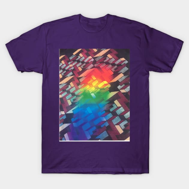 RAINBOW TESSELATION T-Shirt by TheFlatlyIllusionalStore